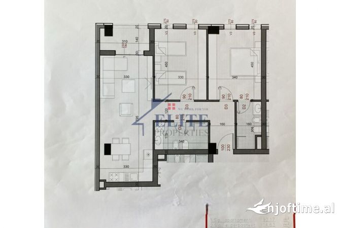 Shtepi ne shitje 2+1 ne Tirane - 160,200 Euro