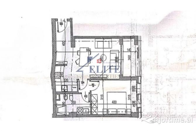 Shtepi ne shitje 1+1 ne Tirane - 126,105 Euro
