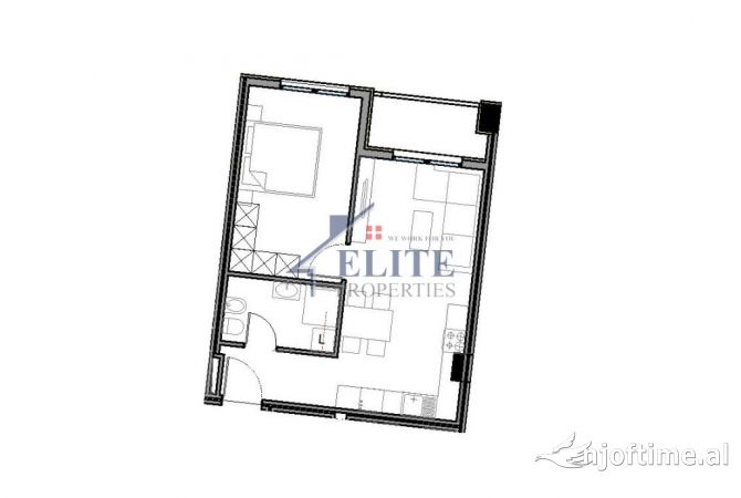 Shtepi ne shitje 1+1 ne Tirane - 63,650 Euro
