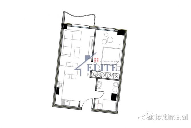 Shtepi ne shitje 1+1 ne Tirane - 65,265 Euro