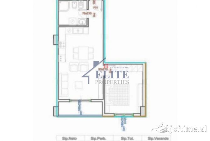 Shtepi ne shitje Apartament ne Tirane, 1+1, Mobilimi E mobiluar, Pagesa 150,000  Euro.