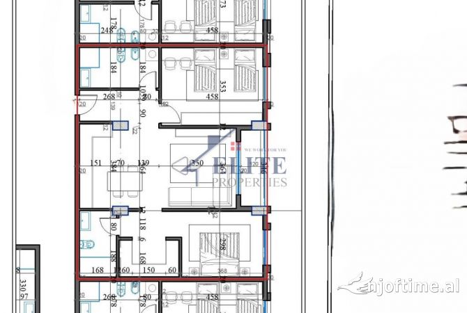 Shtepi ne shitje Apartament ne Tirane, 2+1, Mobilimi Bosh, pa mobiluar, Pagesa 110,292  Euro.
