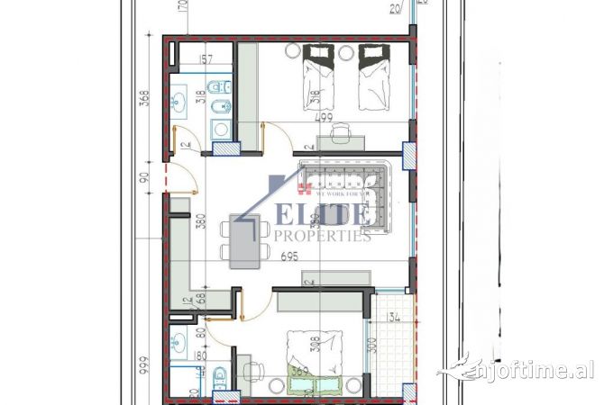 Shtepi ne shitje 2+1 ne Tirane - 98,978 Euro