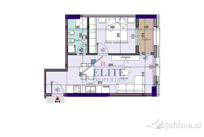 Casa in vendita 1+1 a Tirana - 75,600 Euro