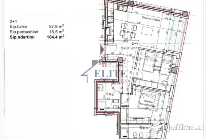 Shtepi ne shitje 2+1 ne Tirane - 167,040 Euro