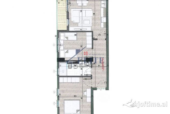 Shtepi ne shitje 2+1 ne Tirane - 92,062 Euro
