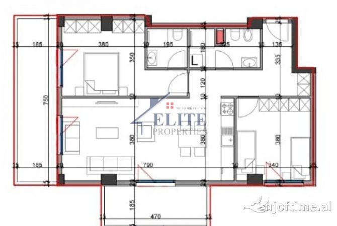 Shtepi ne shitje 2+1 ne Tirane - 233,420 Euro
