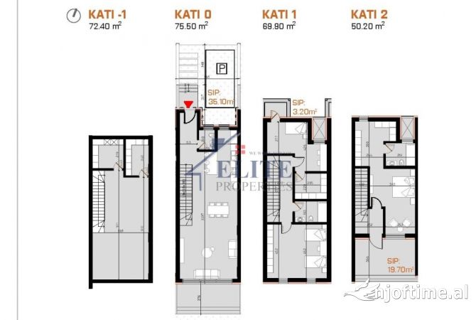 Shtepi ne shitje 3+1 ne Tirane - 630,110 Euro