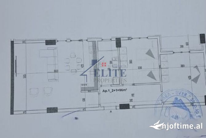 Shtepi ne shitje Apartament ne Tirane, 2+1, Mobilimi Bosh, pa mobiluar, Pagesa 111,840  Euro.