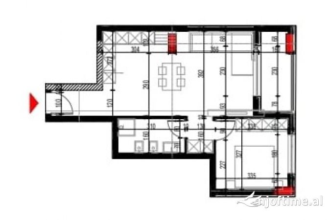 Shtepi ne shitje 1+1 ne Tirane - 71,740 Euro