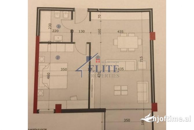 Shtepi ne shitje 1+1 ne Tirane - 112,375 Euro