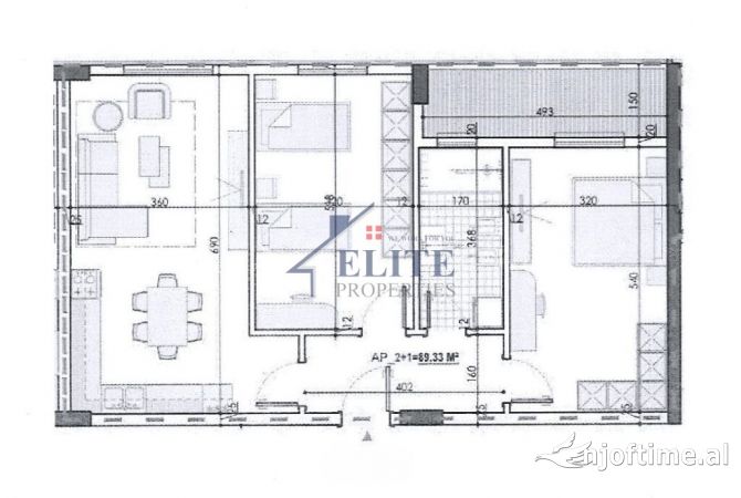 Shtepi ne shitje 2+1 ne Tirane - 78,255 Euro