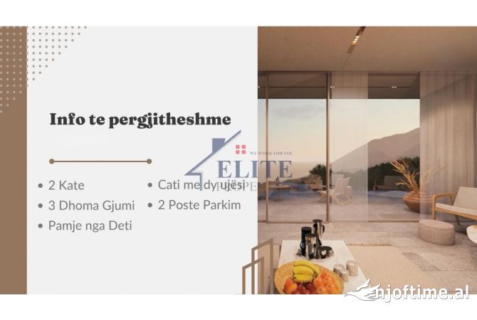 Luxury villas for sale in Himara 3+1, Emty