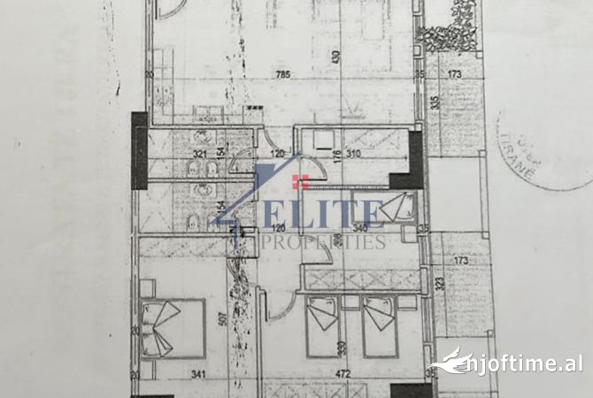 Shtepi ne shitje Apartament ne Tirane, 3+1, Mobilimi Bosh, pa mobiluar, Pagesa 437,250  Euro.