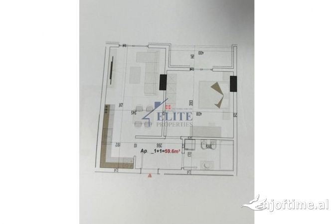 Shtepi ne shitje 1+1 ne Tirane - 82,500 Euro