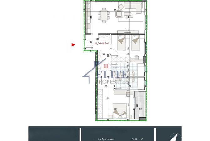 Shtepi ne shitje 2+1 ne Tirane - 106,000 Euro