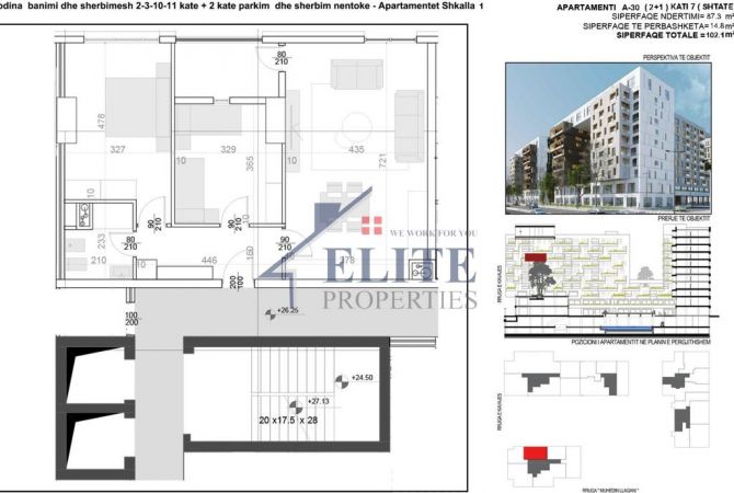 Shtepi ne shitje 1+1 ne Tirane - 265,460 Euro