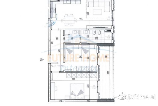 Shtepi ne shitje 2+1 ne Tirane - 101,000 Euro