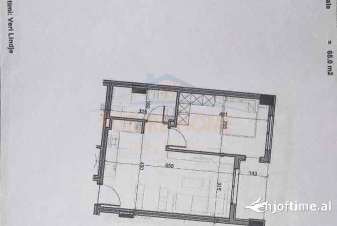 House for Sale 1+1 in Tirana - 61,750 Euro