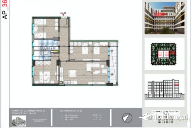 Shtepi ne shitje 3+1 ne Tirane - 106,000 Euro