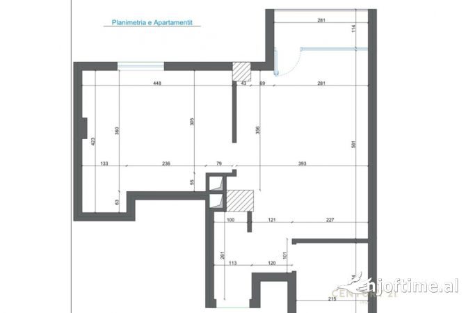 Shtepi ne shitje 1+1 ne Tirane - 165,000 Euro