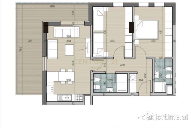 Shtepi ne shitje 2+1 ne Tirane - 118,737 Euro