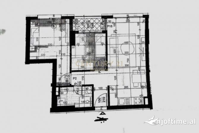 Shtepi ne shitje Apartament ne Tirane, 2+1, Mobilimi Bosh, pa mobiluar, Pagesa 128,000  Euro.