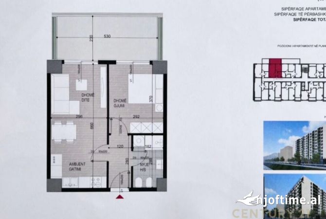 Shtepi ne shitje 1+1 ne Tirane - 104,000 Euro