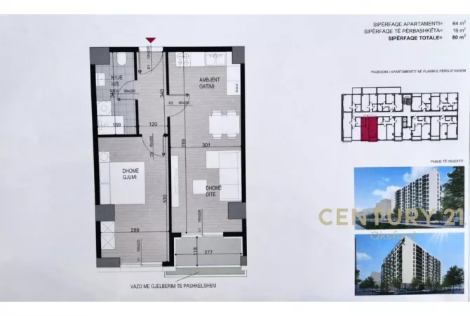 Casa in vendita 1+1 a Tirana - 112,000 Euro