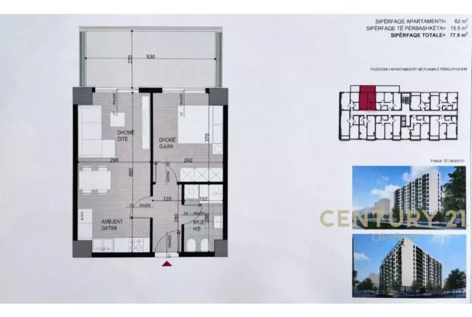 Casa in vendita 1+1 a Tirana - 108,500 Euro