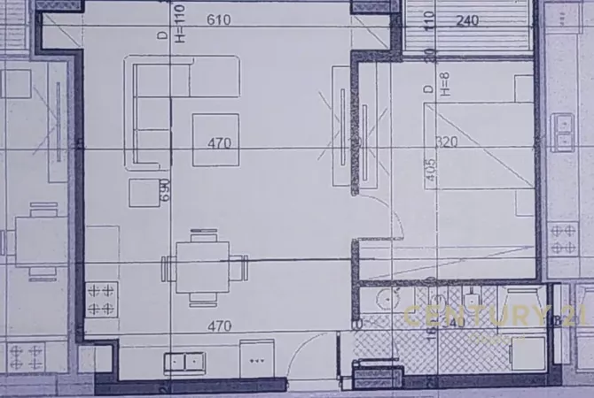 Shtepi ne shitje 1+1 ne Tirane - 106,000 Euro