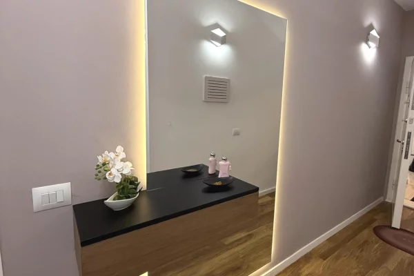 Shtepi ne shitje Apartament ne Tirane, 1+1, Mobilimi E mobiluar, Pagesa 230,000  Euro.