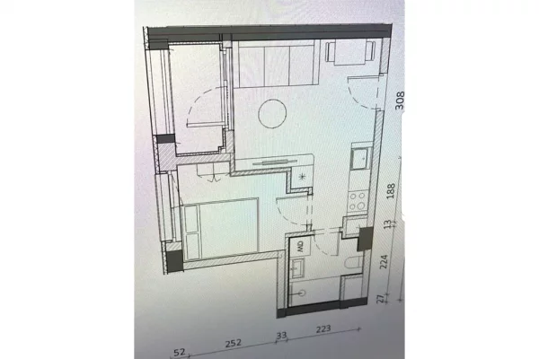 Shtepi ne shitje 1+1 ne Tirane - 75,000 Euro