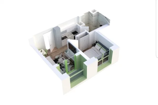 Shtepi ne shitje 1+1 ne Tirane - 75,000 Euro