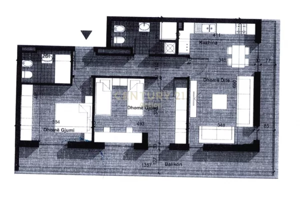 Shtepi ne shitje 2+1 ne Tirane - 135,000 Euro