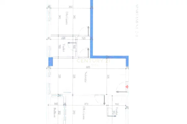 House for Sale 2+1 in Tirana - 117,990 Euro