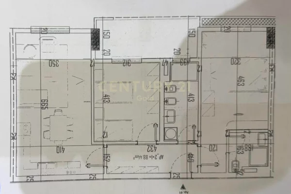 Shtepi ne shitje Apartament ne Tirane, 2+1, Mobilimi E mobiluar, Pagesa 125,000  Euro.