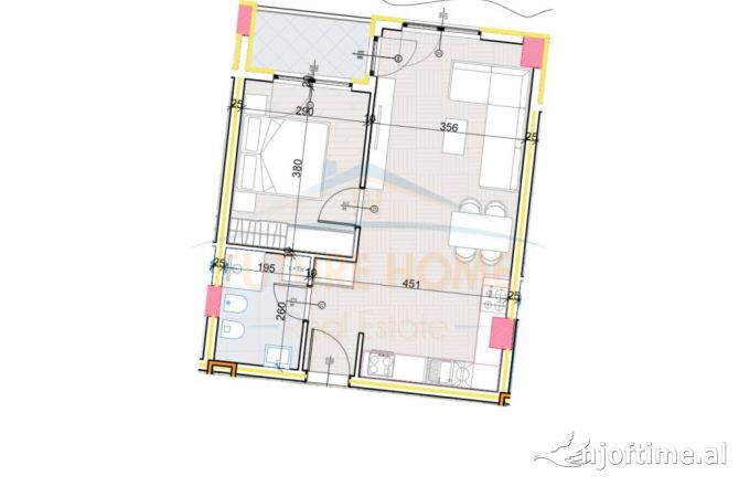 House for Sale 1+1 in Tirana - 70,900 Euro