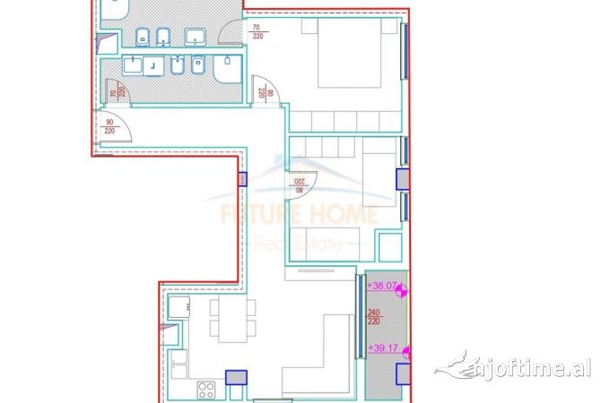Shtepi ne shitje 2+1 ne Tirane - 2,668,140 Euro