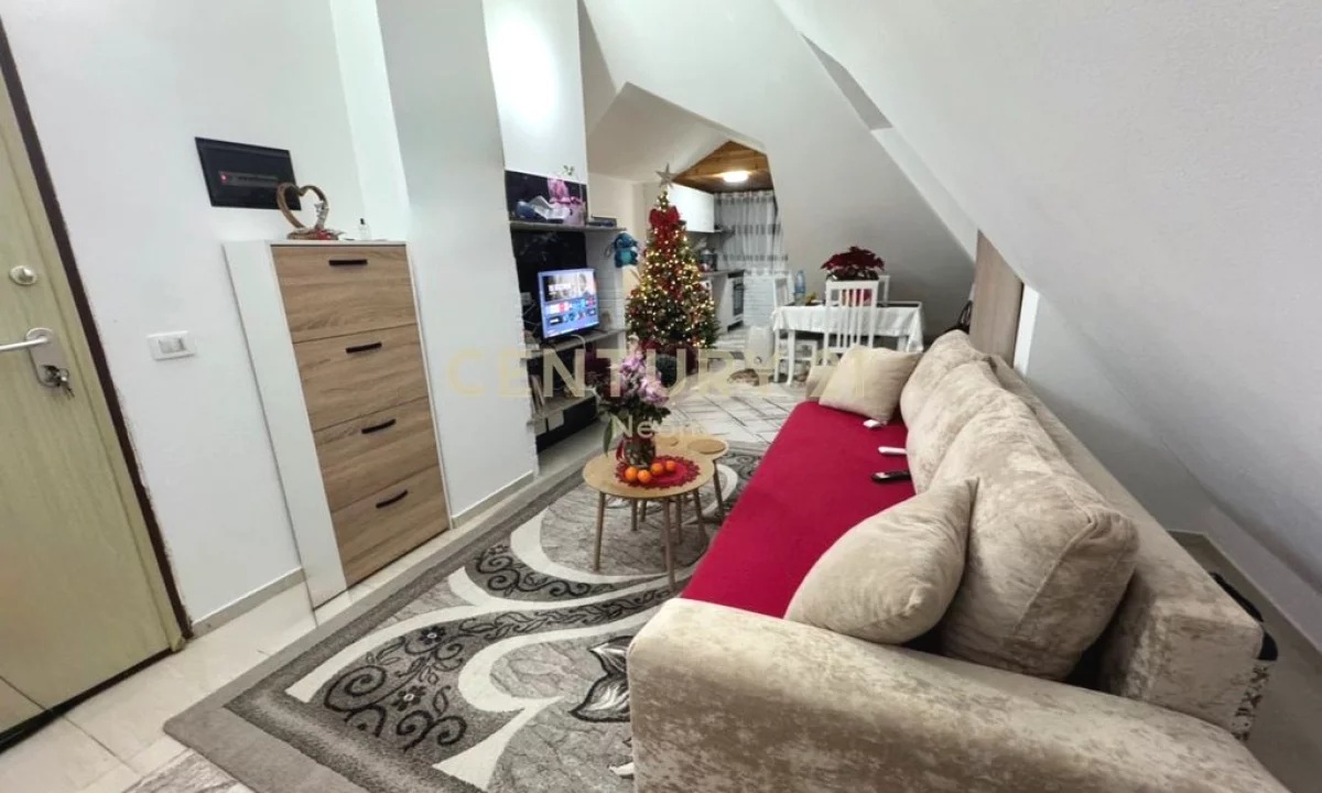 Shtepi me qera Papafingo(kati i catise) ne Tirane, 1+1, Mobilimi E mobiluar, Pagesa 350  Euro.