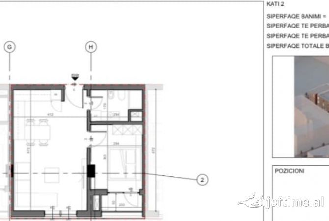 Shtepi ne shitje 1+1 ne Tirane - 99,540 Euro