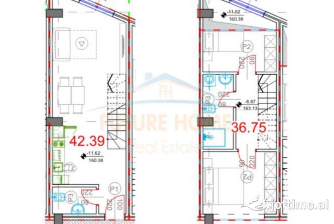 Shtepi ne shitje 2+1 ne Tirane - 143,600 Euro