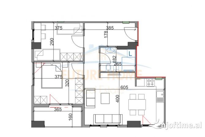 Shtepi ne shitje 2+1 ne Tirane - 141,000 Euro
