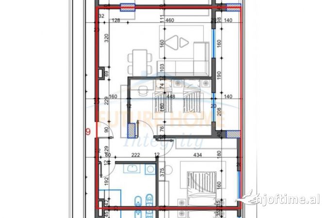 Shtepi ne shitje 2+1 ne Tirane - 102,300 Euro