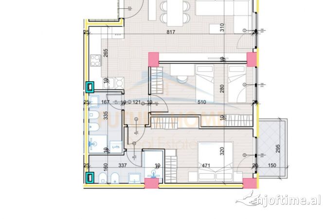 Shtepi ne shitje 2+1 ne Tirane - 100,500 Euro