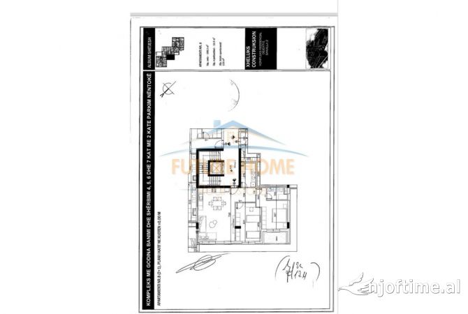 Shtepi ne shitje Apartament ne Tirane, 2+1, Mobilimi Bosh, pa mobiluar, Pagesa 180,000  Euro.