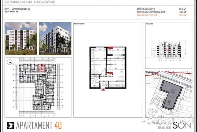 Shtepi ne shitje 1+1 ne Tirane - 89,500 Euro