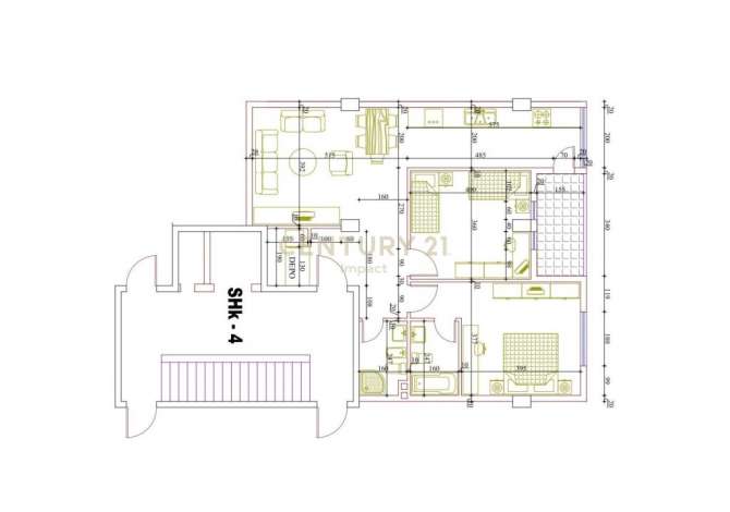 Shtepi ne shitje 2+1 ne Tirane - 105,000 Euro