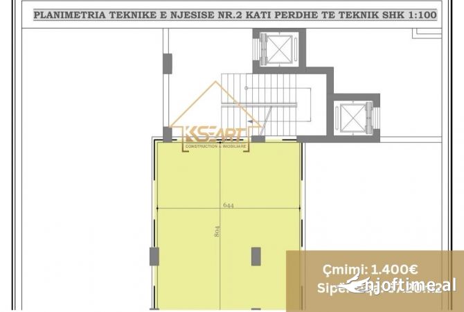 Ambient biznesi ne shitje 1+1 ne Vlore - 1,400 Euro