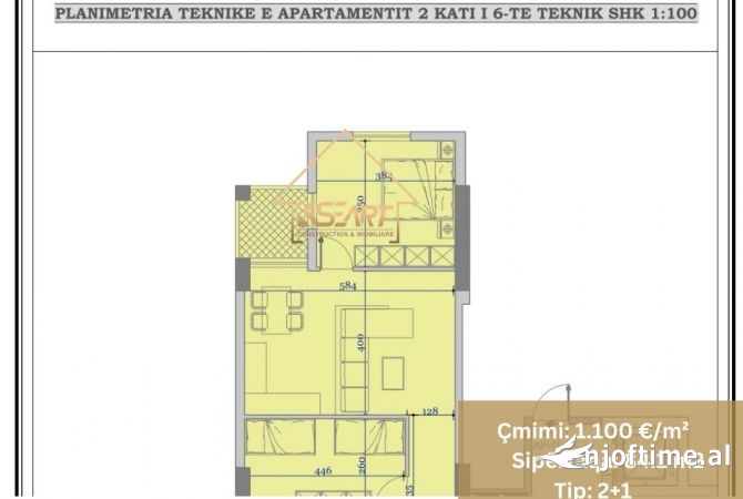 Shtepi ne shitje 2+1 ne Vlore - 85,000 Euro